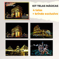 Kit com 4 Telas de Desenhos Mágicos Lumier + Caneta Exclusiva + (Frete Grátis)