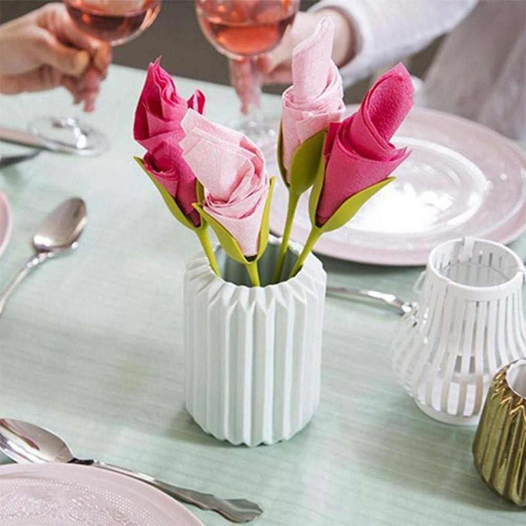 Kit 16 Flores Porta Guardanapos Jantar Elegante - Frete Grátis