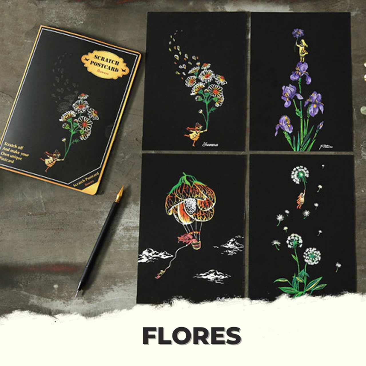 Kit com 4 Telas de Desenhos Mágicos Lumier + Brinde Exclusivo