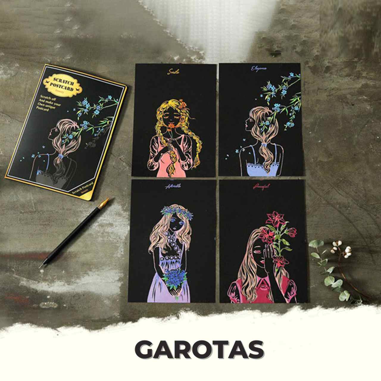 Kit com 4 Telas de Desenhos Mágicos Lumier + Brinde Exclusivo