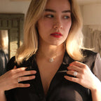 Colar Coração da Sorte - Zircônia