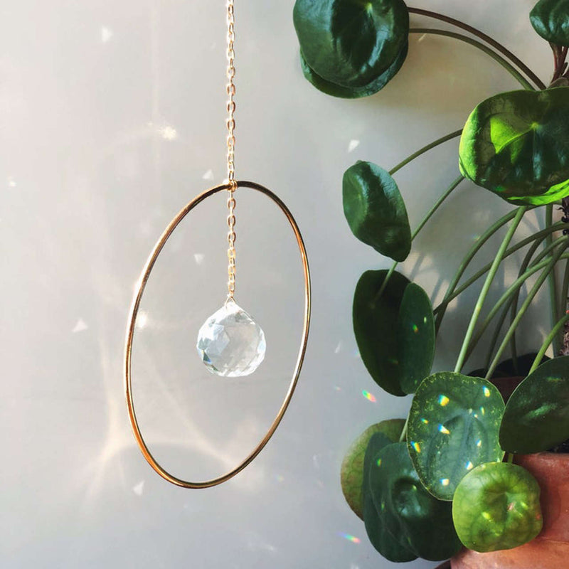 SunDesire - Pêndulo de Cristal Apanhador de Sol - Decoração Artesanal Brilhante