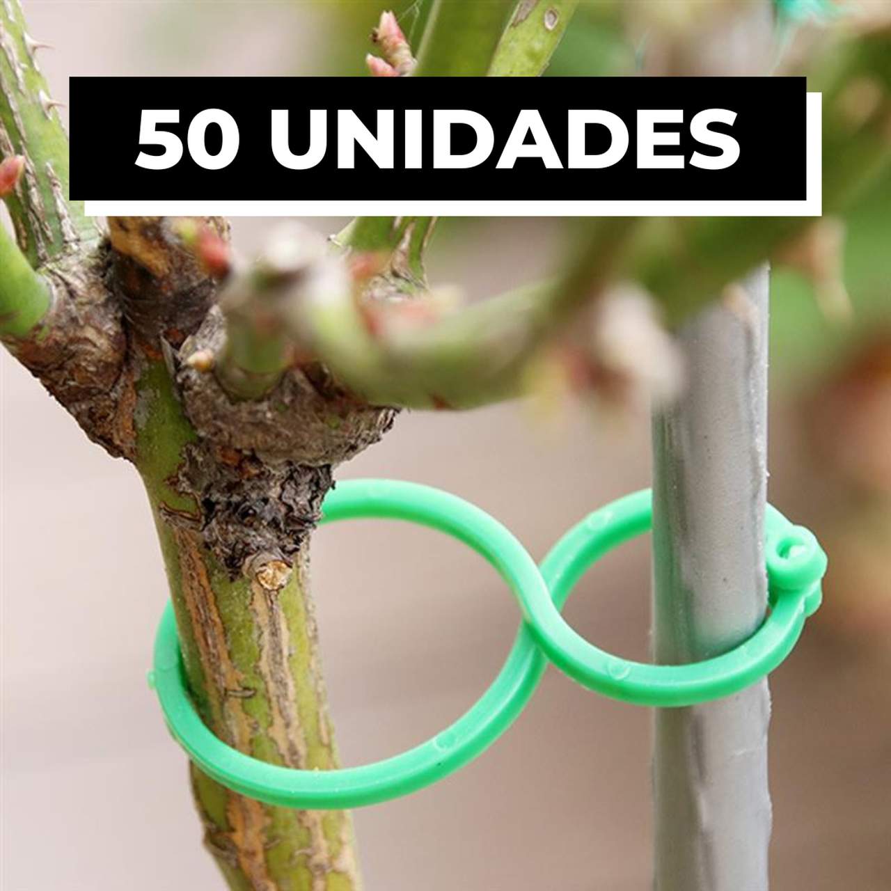 Clipes Suporte Para Plantas, Trepadeiras, Jardins - (Kit Promocional com 100 unidades)