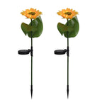 SUNFLOWER - Girassóis LED por Energia Solar (Acompanha Painel Solar)