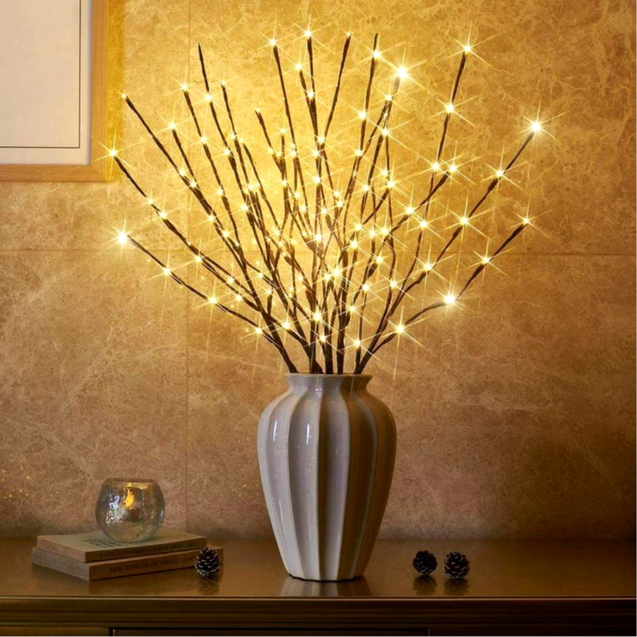 Kit 10 Galhos Mágicos com LED